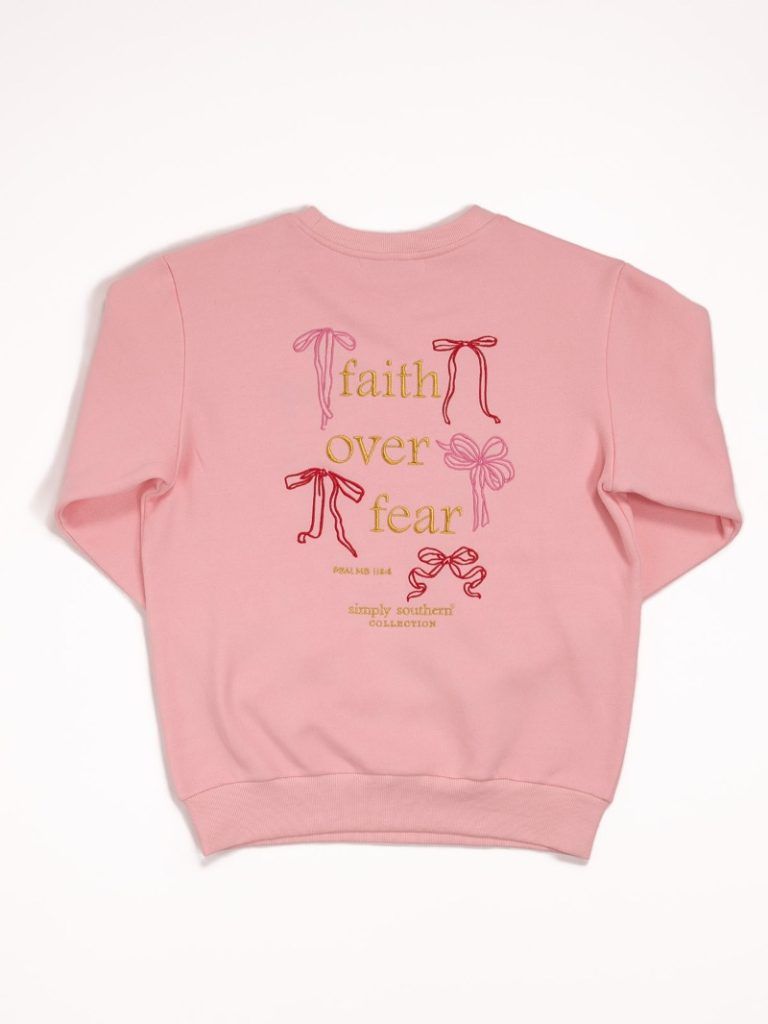 Youth Embroidered Dilara Faith Crewneck