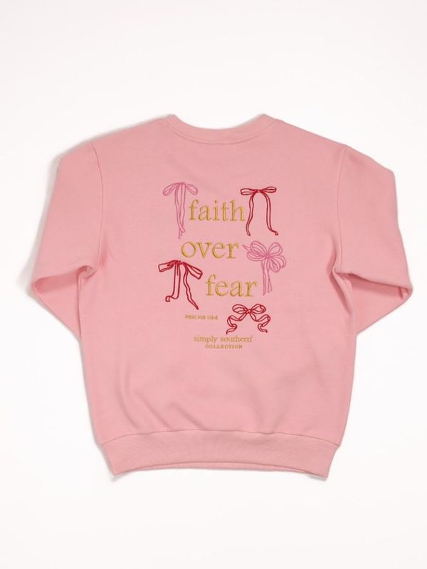 Youth Embroidered Dilara Faith Crewneck
