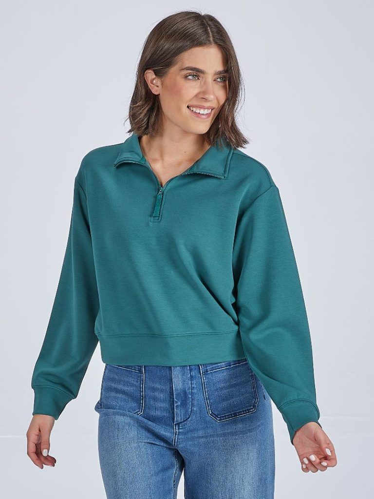 Ladies 1/4 Zip Pullover