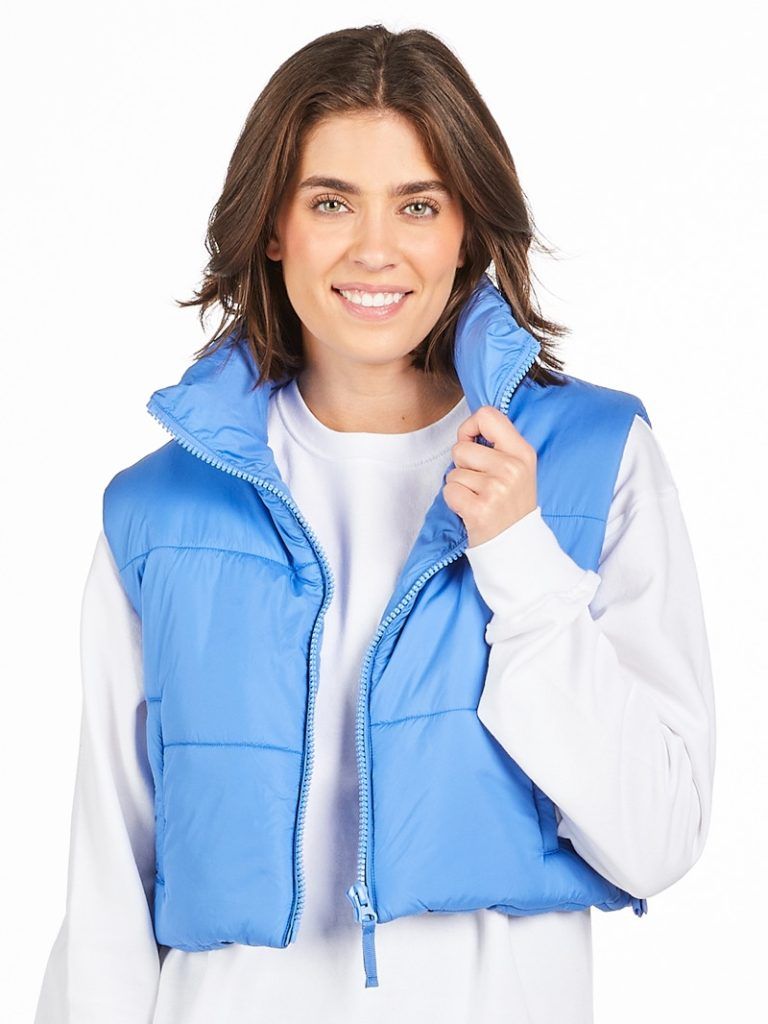 Crop Puffer Vest
