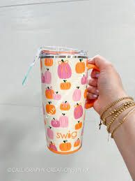 Pumpkins And Bows Travel Mug (22oz)