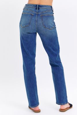 High Waist Straight Fit Plus