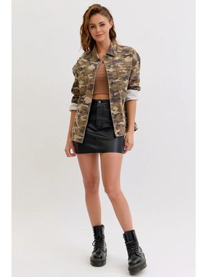Camo Oversized Jacket