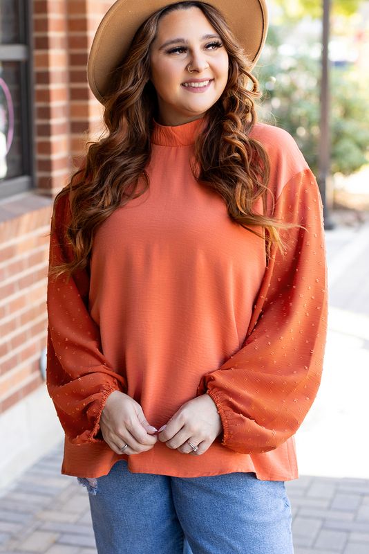 Balloon Sleeve Loose Blouse