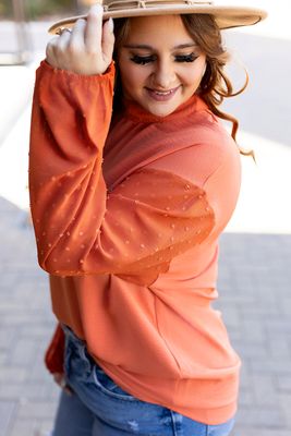 Balloon Sleeve Loose Blouse