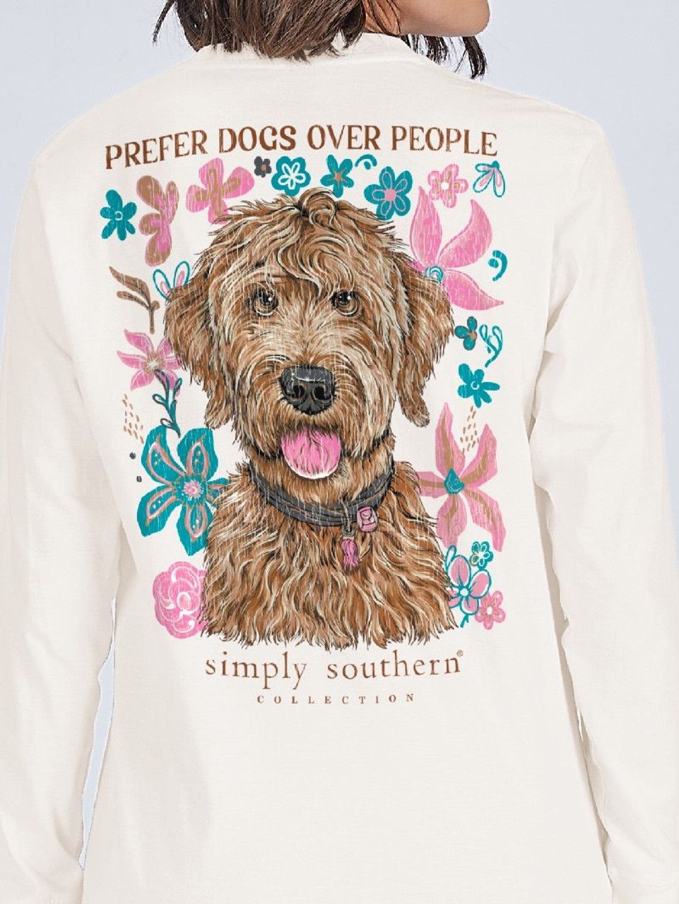 Youth Dog Over People Long Sleeve Tee