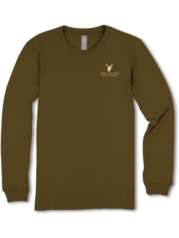 Deer Raised Right Long Sleeve Tee
