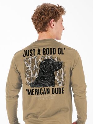 Good &#39;Ol American Dude Long Sleeve Tee
