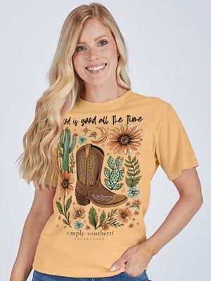 &#39;God Is Good All The Time&#39; Short Sleeve Tee