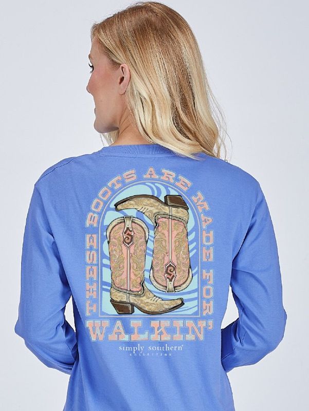 Boots Are Made For Walking Long Sleeve Tee