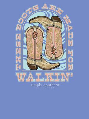 Boots Are Made For Walking Long Sleeve Tee