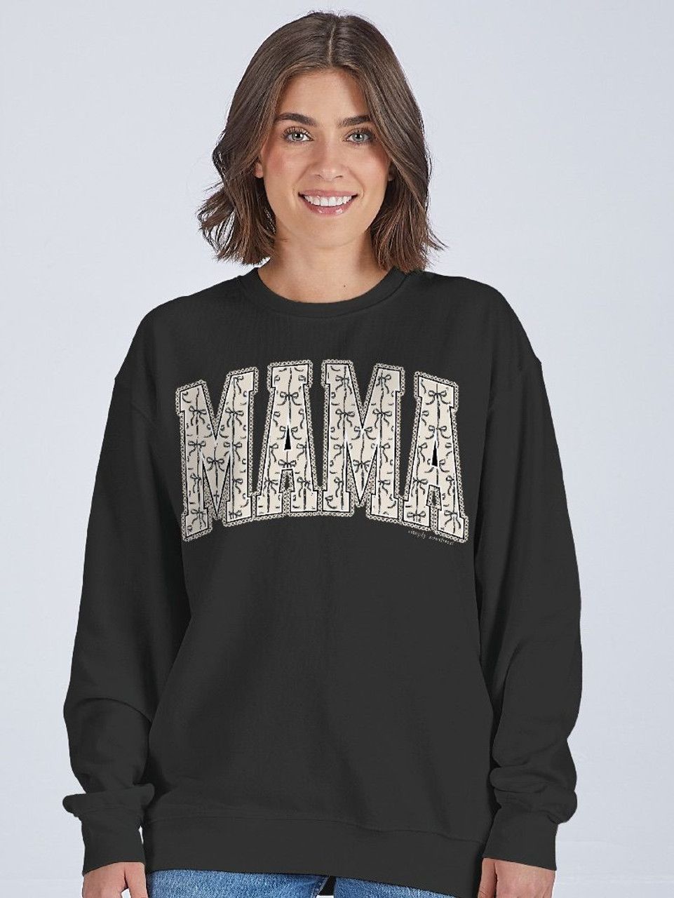 &#39;Mama&#39; Crew Sweatshirt