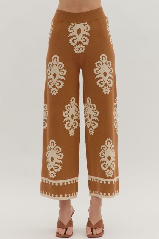 Sweater Knit Pull-On Pants