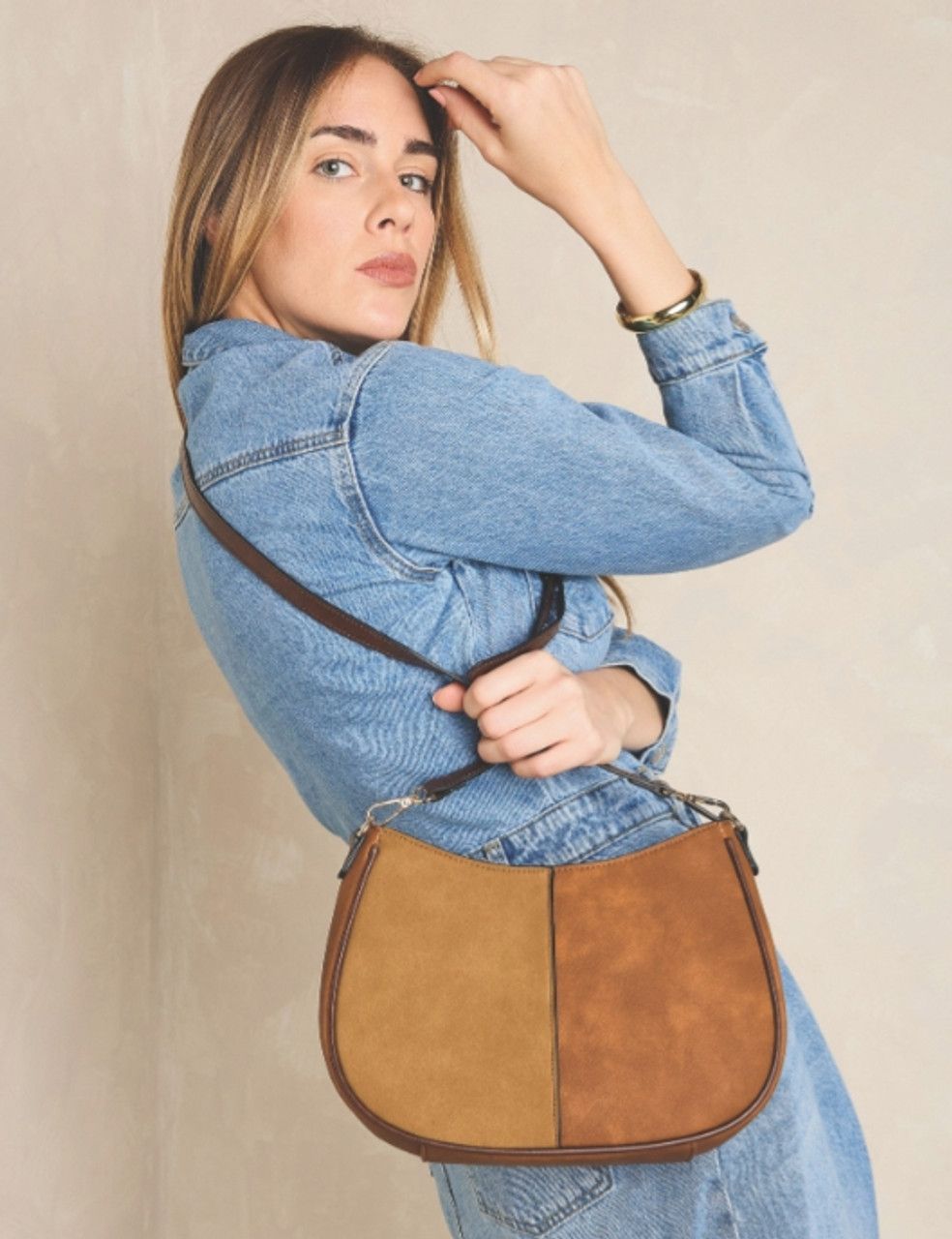 Zoe Suede Crossbody