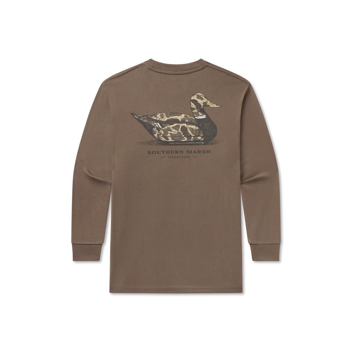 Youth Vintage Duck Decoy Tee - Camo Tee LS