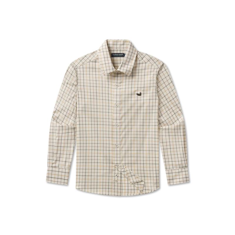 Youth Chateau Windowpane Dress Shirt