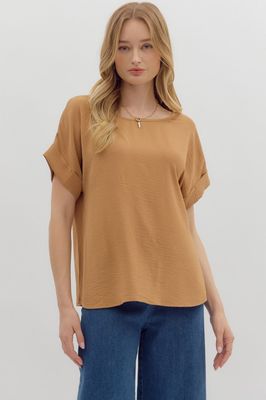 Round Neck Pullover Top