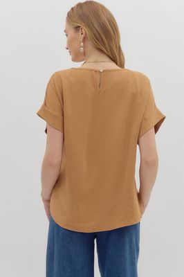 Round Neck Pullover Top
