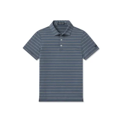 Youth Newcastle Stripe Featherlight Polo