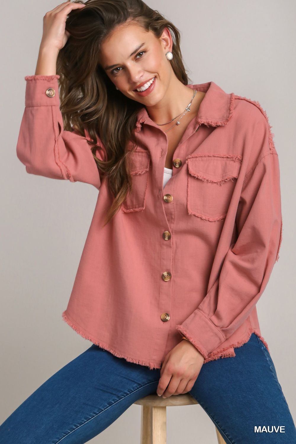 Cotton Overshirt Jacket