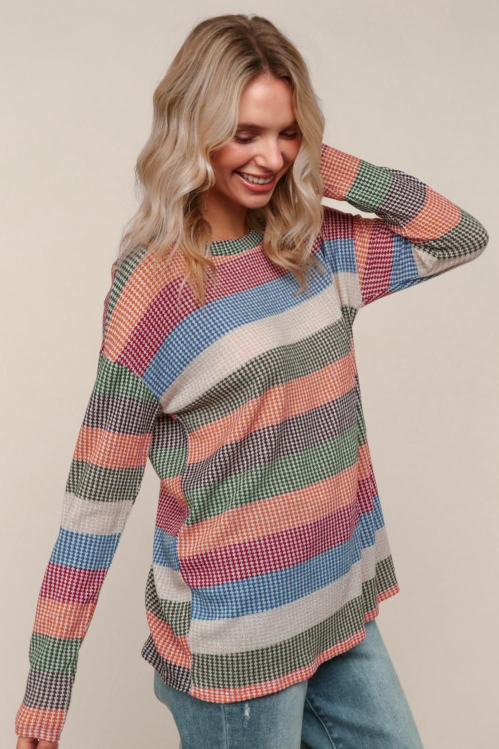 Textured Vintage Knit Top