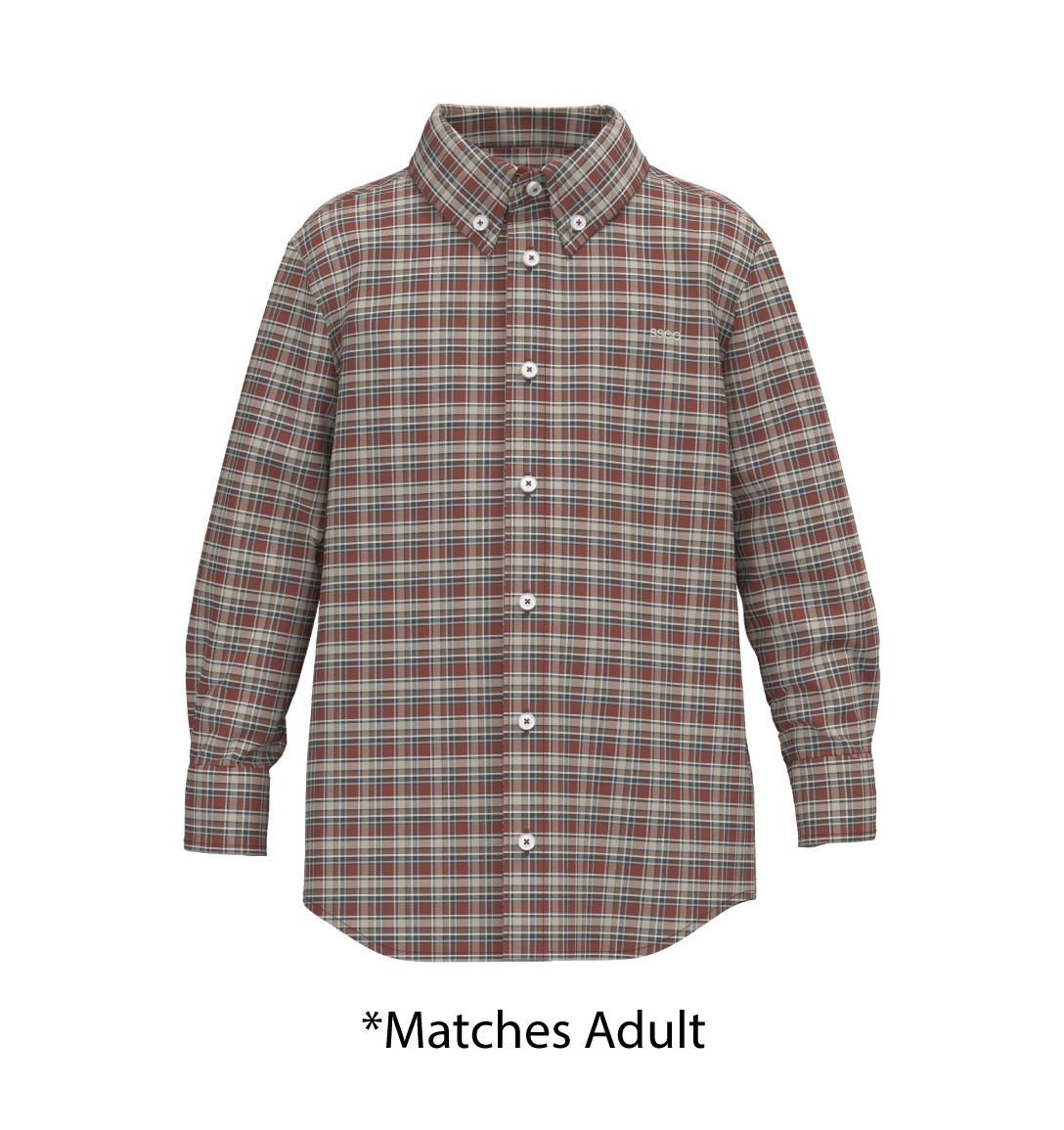 Youth Boys Hawthorne Plaid LS