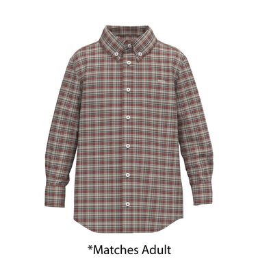 Youth Boys Hawthorne Plaid LS