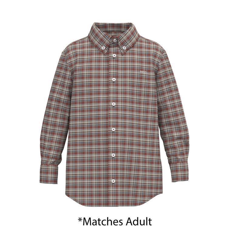 Youth Boys Hawthorne Plaid LS