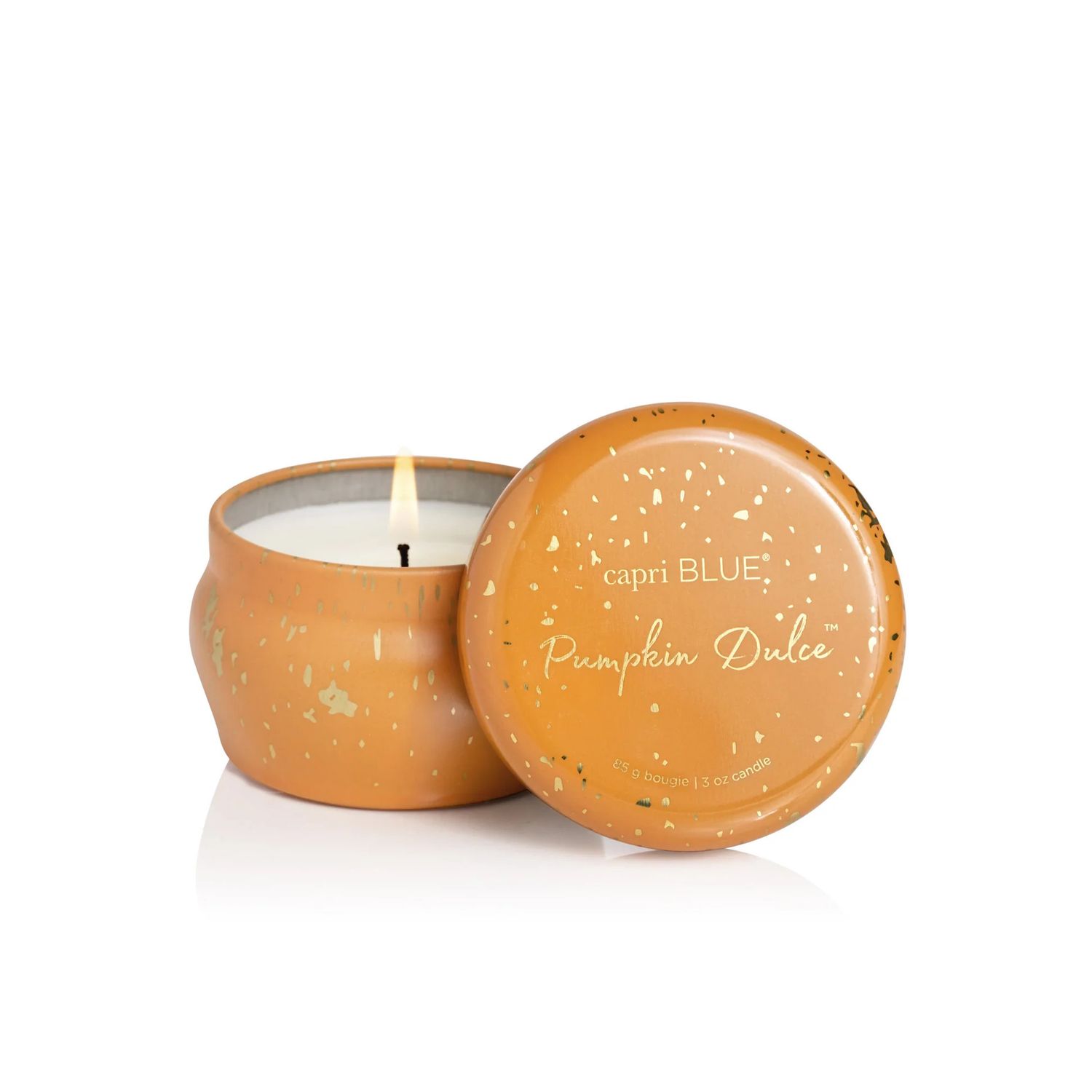 Volcano Glimmer Mini Tin, 3 oz Pumpkin Dulce