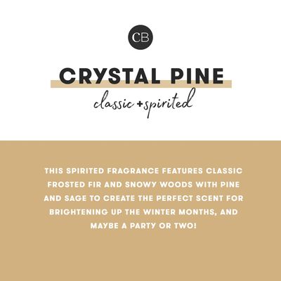 Crystal Pine Glimmer Mini Tin, 3 oz