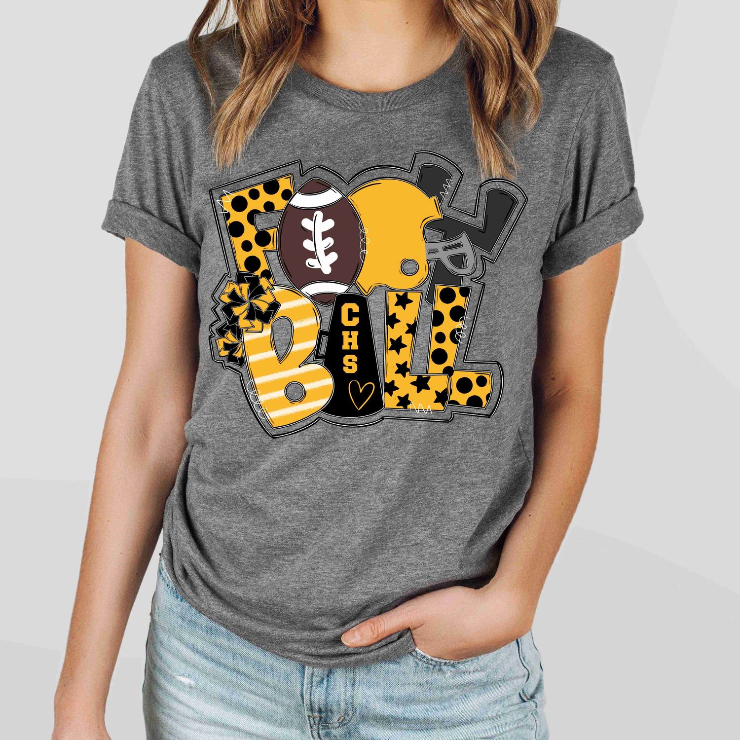 Cook High Hornet Football Tee