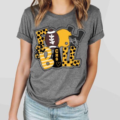 Cook High Hornet Football Tee