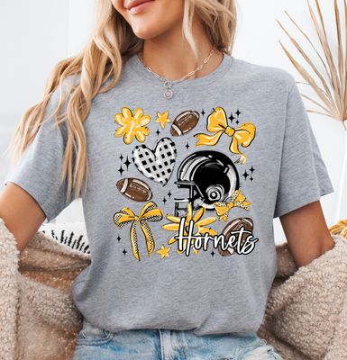 Cook Hornets Football Tee