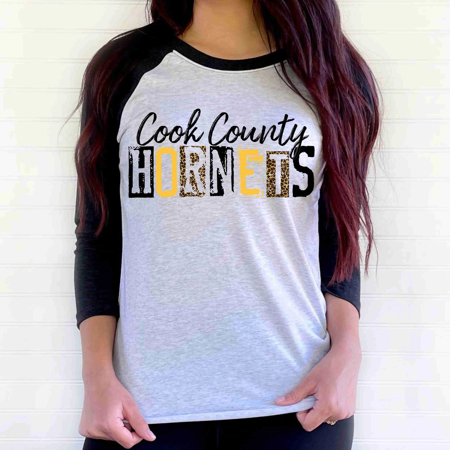 Cook County Hornet Raglan Tee