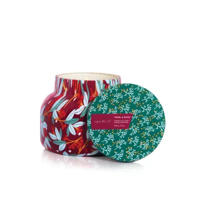 Tinsel &amp; Spice Holiday Pattern Play Signature Jar, 19 oz
