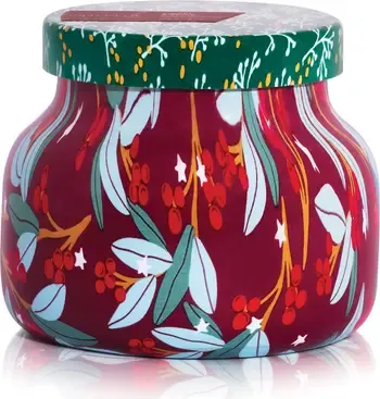 Tinsel And Spice Holiday Pattern Play Petite Jar, 8 oz