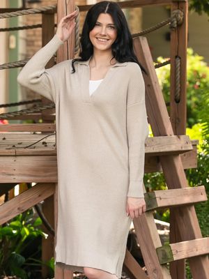 Hampton Waffle Knit Dress