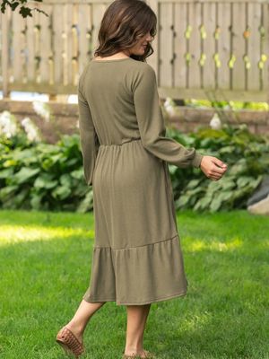 Luna Tiered Midi Dress