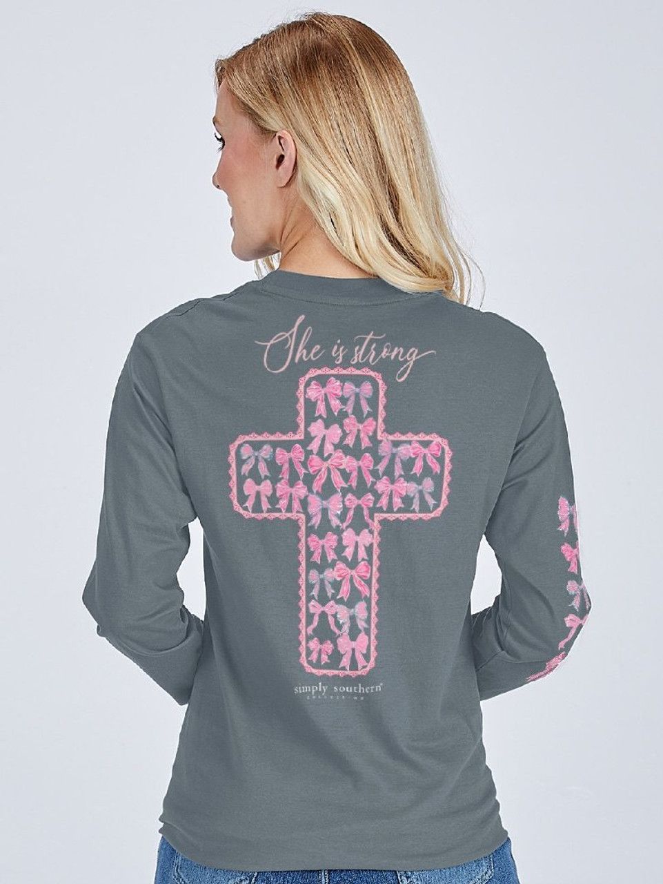 She Is Strong LS T-Shirt