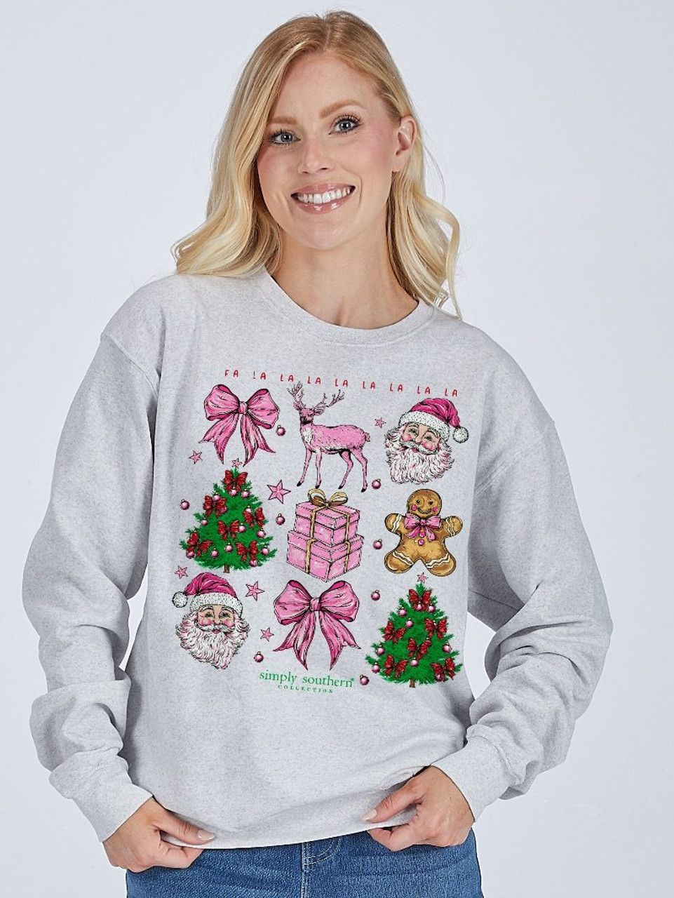 &#39;Fa La La La La La La La La&#39; LS Sweatshirt