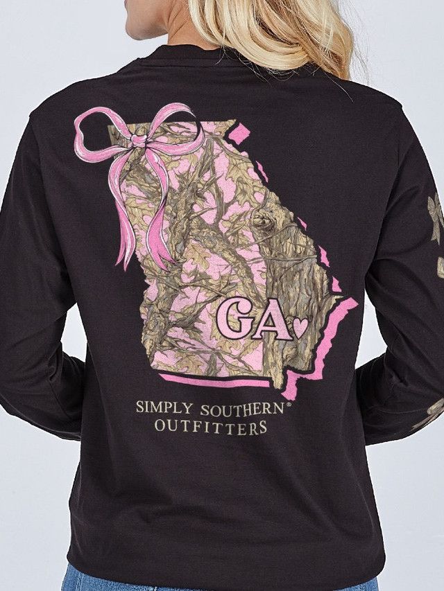Youth State Georgia  LS T-Shirt