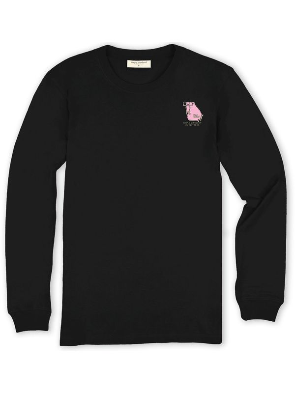 Youth State Georgia  LS T-Shirt