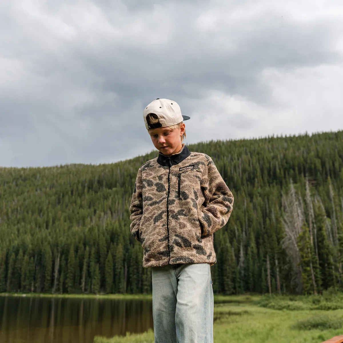 Youth Sherpa Full Zip Jacket