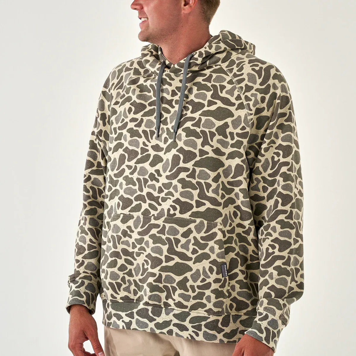 Fleece Hoodie, Color: Classic Deer Camo, Size: S