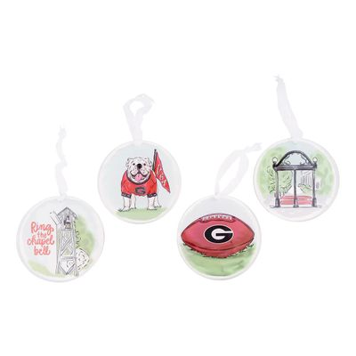 Georgia Ornament Set/4