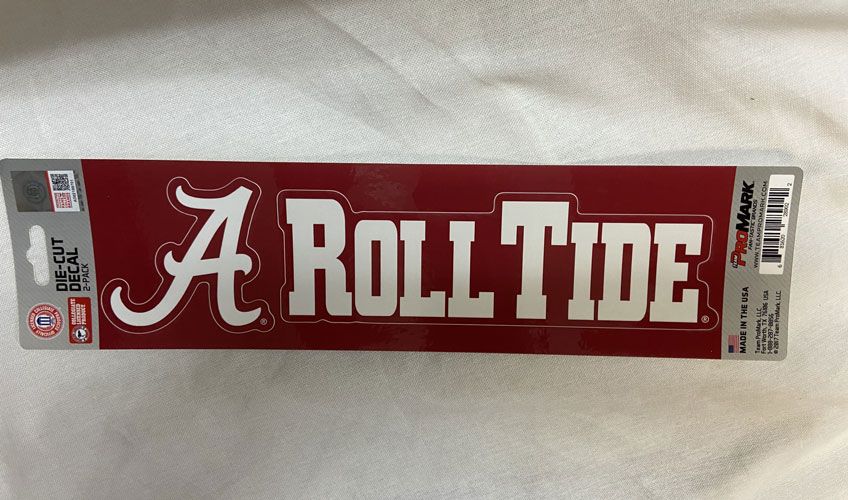 Alabama Crimson Tide Die Cut Decal
