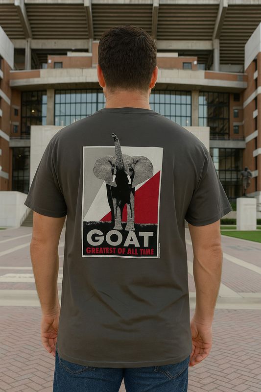 Alabama Crimson Tide Tshirt- GOAT