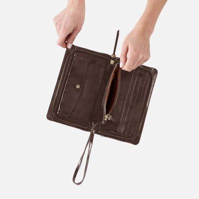 EVOLVE Continental Wallet - Polished Leather