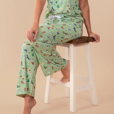 Santa Paws Womens PJ Pants