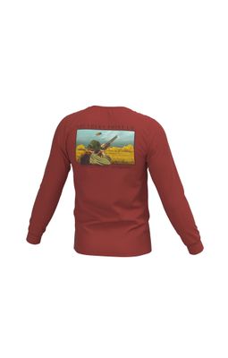 Clay Shooting Long Sleeve Pocket Tee